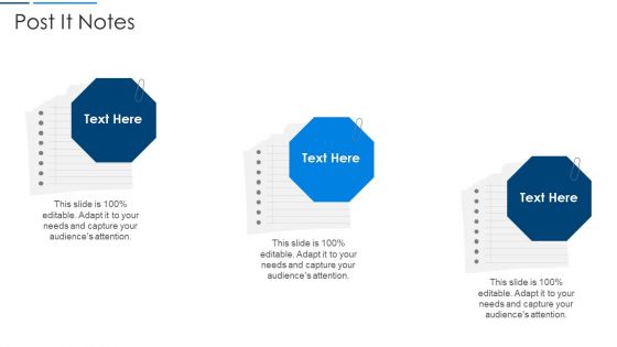Information Technology Transformation Organization Post It Notes Ppt Styles Visual Aids PDF