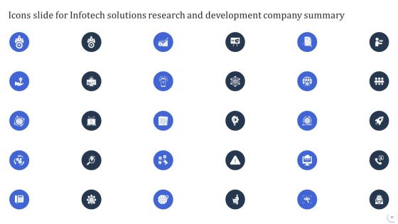 Infotech Solutions Research And Development Company Summary Ppt PowerPoint Presentation Complete With Slides