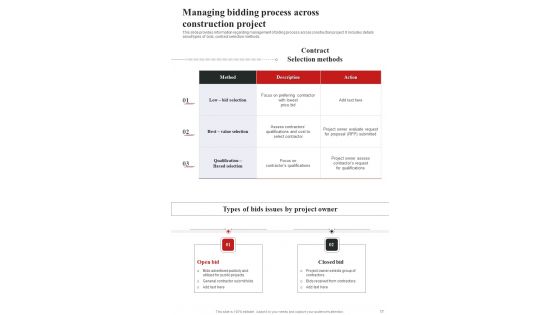 Infrastructure Project Management Playbook Template