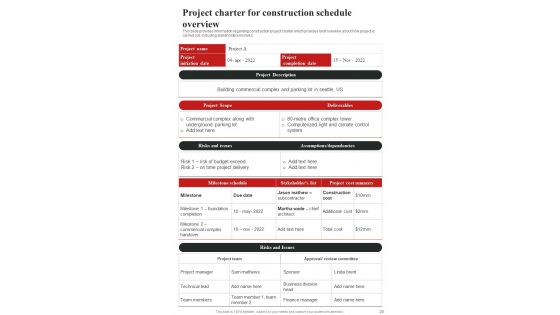 Infrastructure Project Management Playbook Template