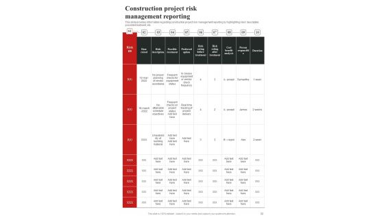 Infrastructure Project Management Playbook Template