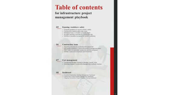 Infrastructure Project Management Playbook Template