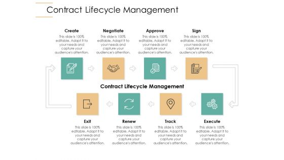 Infrastructure Strategies Contract Lifecycle Management Ppt Infographics Example PDF