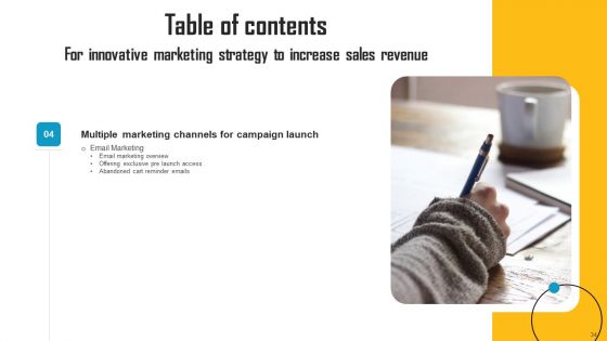 Innovative Marketing Strategy To Increase Sales Revenue Ppt PowerPoint Presentation Complete Deck With Slides