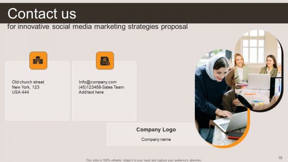 Innovative Social Media Marketing Strategies Proposal Ppt PowerPoint Presentation Complete Deck With Slides