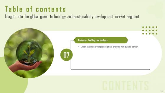 Insights Into The Global Green Technology And Sustainability Development Market Segment Complete Deck