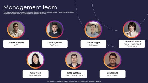 Instagram Company Details Management Team Inspiration PDF Instagram Company Details Management Team Inspiration PDF