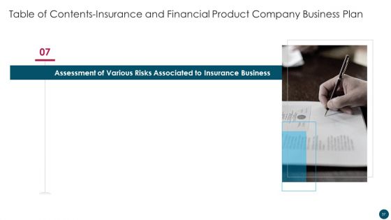 Insurance And Financial Product Company Business Plan Ppt PowerPoint Presentation Complete Deck With Slides