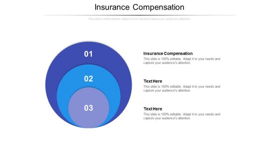 Insurance Compensation Ppt PowerPoint Presentation Model Format Ideas Cpb Pdf