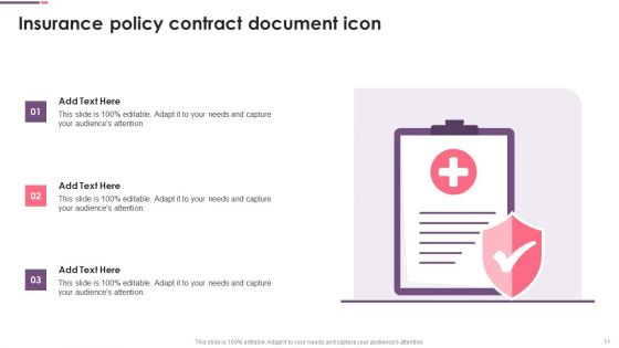 Insurance Policy Ppt PowerPoint Presentation Complete Deck With Slides