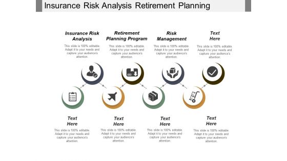 Insurance Risk Analysis Retirement Planning Program Risk Management Ppt PowerPoint Presentation Gallery Sample
