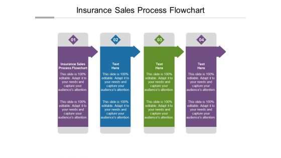Insurance Sales Process Flowchart Ppt PowerPoint Presentation Portfolio Visuals Cpb