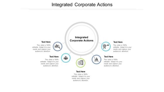 Integrated Corporate Actions Ppt PowerPoint Presentation Ideas Model Cpb