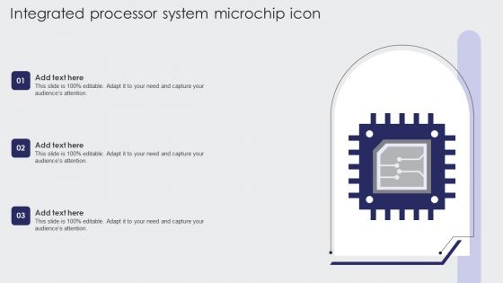 Integrated Processor System Microchip Icon Introduction PDF