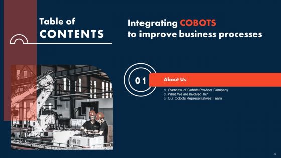 Integrating COBOTS To Improve Business Processes Ppt PowerPoint Presentation Complete Deck With Slides