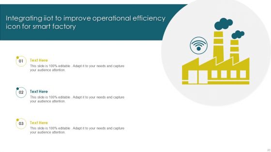 Integrating Iiot To Improve Operational Efficiency Ppt PowerPoint Presentation Complete With Slides