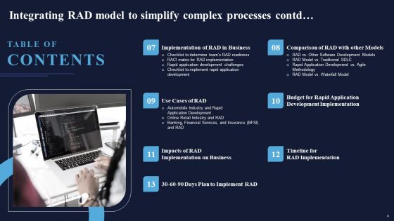 Integrating Rad Model To Simplify Complex Processes Ppt PowerPoint Presentation Complete Deck With Slides