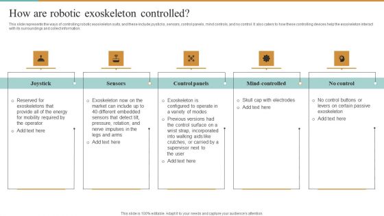 Integrating Robotic Exoskeleton How Are Robotic Exoskeleton Controlled Template PDF Integrating Robotic Exoskeleton How Are Robotic Exoskeleton Controlled Template PDF