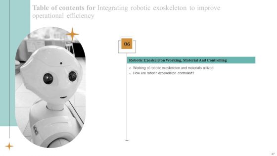 Integrating Robotic Exoskeleton To Improve Operational Efficiency Ppt PowerPoint Presentation Complete Deck With Slides