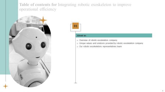 Integrating Robotic Exoskeleton To Improve Operational Efficiency Ppt PowerPoint Presentation Complete Deck With Slides