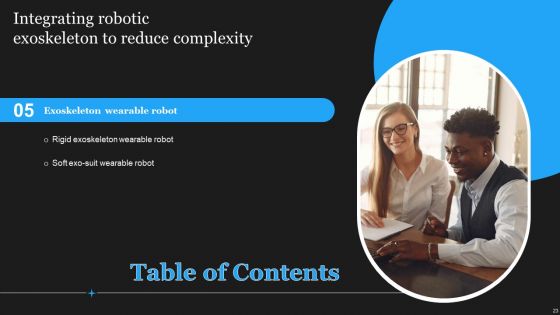 Integrating Robotic Exoskeleton To Reduce Complexity Ppt PowerPoint Presentation Complete Deck With Slides