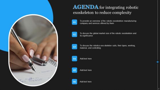 Integrating Robotic Exoskeleton To Reduce Complexity Ppt PowerPoint Presentation Complete Deck With Slides