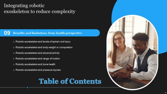 Integrating Robotic Exoskeleton To Reduce Complexity Ppt PowerPoint Presentation Complete Deck With Slides