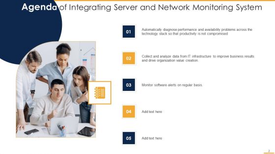 Integrating Server And Network Monitoring System Ppt PowerPoint Presentation Complete Deck With Slides