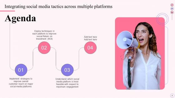 Integrating Social Media Tactics Across Multiple Platforms Ppt PowerPoint Presentation Complete Deck With Slides