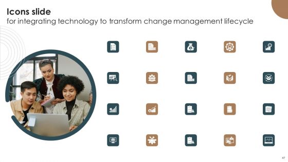 Integrating Technology To Transform Change Management Lifecycle Ppt PowerPoint Presentation Complete Deck With Slides