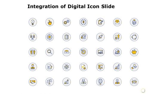 Integration Of Digital Icon Management Ppt PowerPoint Presentation Infographics Icon