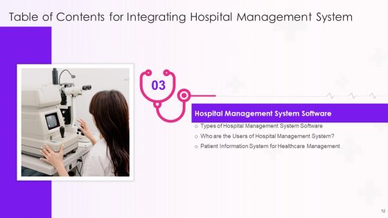 Integration Of Healthcare Center Administration System Ppt PowerPoint Presentation Complete Deck With Slides