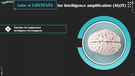 Intelligence Amplification IA IT Ppt PowerPoint Presentation Complete Deck With Slides