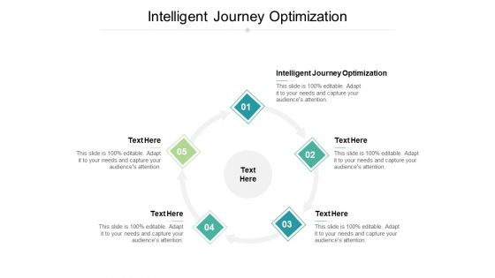 Intelligent Journey Optimization Ppt PowerPoint Presentation Examples Cpb Pdf