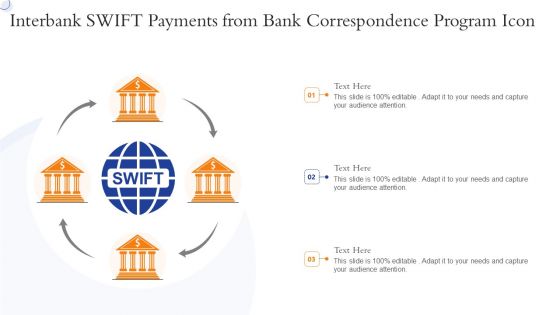 Interbank Swift Payments From Bank Correspondence Program Icon Microsoft PDF