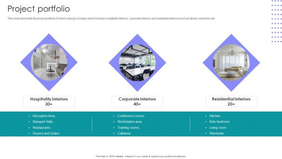 Interior Design Company Outline Project Portfolio Ppt PowerPoint Presentation File Deck PDF Interior Design Company Outline Project Portfolio Ppt PowerPoint Presentation File Deck PDF
