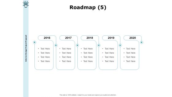 Interior Fitting Proposal Roadmap 2016 To 2020 Ppt Pictures Guide PDF