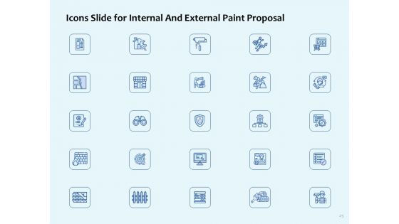 Internal And External Paint Proposal Ppt PowerPoint Presentation Complete Deck With Slides