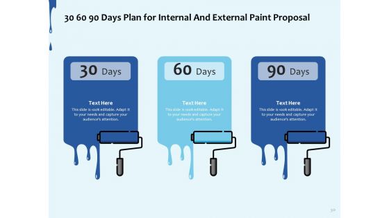 Internal And External Paint Proposal Ppt PowerPoint Presentation Complete Deck With Slides
