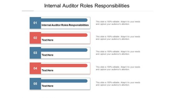 Internal Auditor Roles Responsibilities Ppt PowerPoint Presentation Infographic Template Picture Cpb