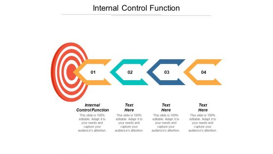 Internal Control Function Ppt Powerpoint Presentation Layouts Design Ideas Cpb