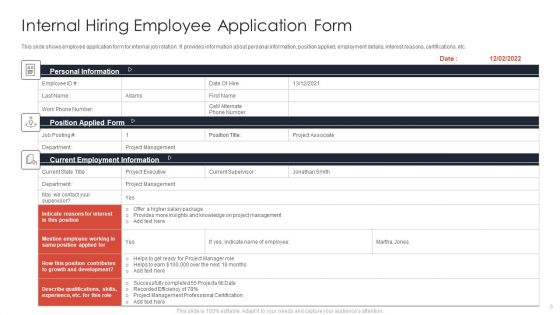Internal Hiring Procedure Ppt PowerPoint Presentation Complete Deck With Slides