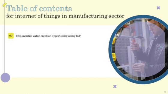 Internet Of Things In Manufacturing Sector Ppt PowerPoint Presentation Complete Deck With Slides