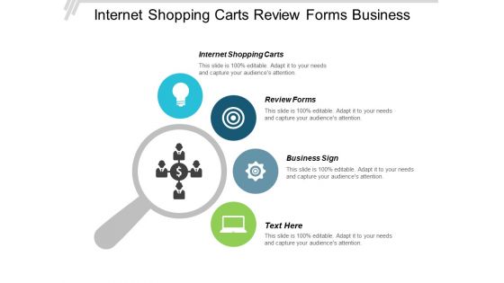 Internet Shopping Carts Review Forms Business Sign Ppt PowerPoint Presentation File Graphics