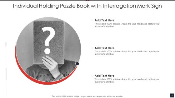 Interrogation Mark Puzzle Ppt PowerPoint Presentation Complete Deck With Slides
