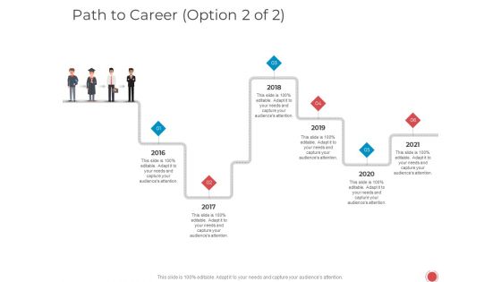 Introduce Yourself Path To Career Option 2 Of 2 Ppt Infographic Template PDF