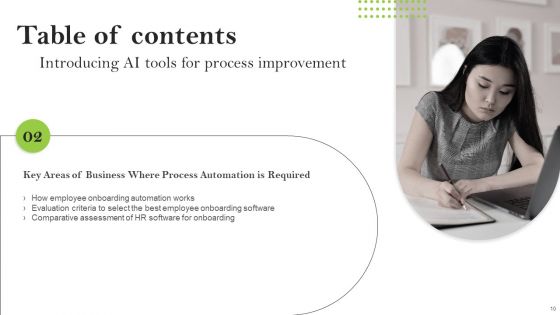 Introducing AI Tools For Process Improvement Ppt PowerPoint Presentation Complete Deck With Slides