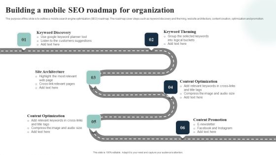 Introduction To Mobile SEM Building A Mobile SEO Roadmap For Organization Template PDF Introduction To Mobile SEM Building A Mobile SEO Roadmap For Organization Template PDF
