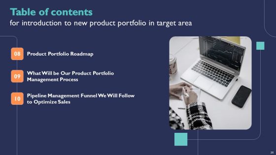 Introduction To New Product Portfolio In Target Area Ppt PowerPoint Presentation Complete Deck With Slides