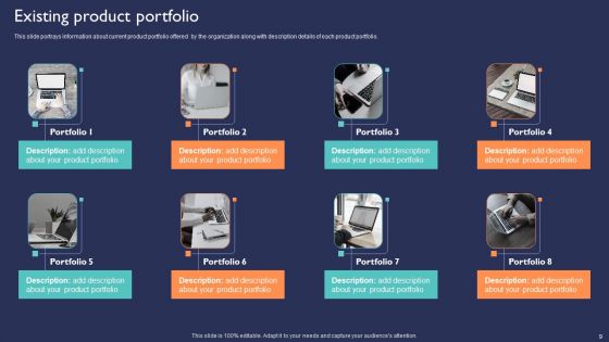 Introduction To New Product Portfolio In Target Area Ppt PowerPoint Presentation Complete Deck With Slides
